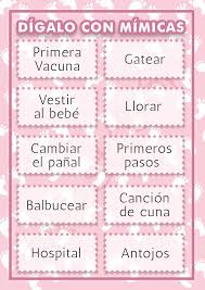 Juegos para baby shower para imprimir | z baby shower ideas. Digalo Con Mimicas Juegos Para Baby Shower Para Imprimir Juegos De Baby Shower