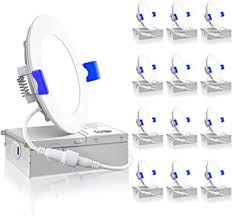 Get lowes light fixtures at alibaba.com and get started on big construction projects at. Ensenior 12 Pack 4 Inch Ultra Thin Led Recessed Ceiling Light With Junction Box 5000k Daylight 9w 75w Eqv Dimmable Can Killer Downlight 750lm High Brightness Etl And Energy Star Certified Amazon Com