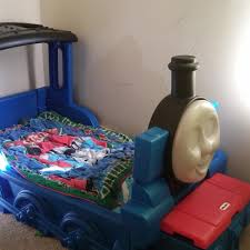 Shop top fashion brands clothing, shoes & jewelry at so i decided to build a thomas train bed for my son, who, like many boys his age, loooooves thomas the train. Find More Thomas The Train Toddler Bed With Attached Toy Box For Sale At Up To 90 Off