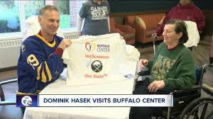 Widely regarded as one of the best goaltenders of all time, hasek played for the chic. Sabres Legend Domink Hasek Visits Buffalo Center