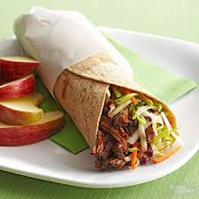 Jerk Chicken And Pineapple Slaw Wraps Recipe Lunch Snacks Food Leftover Roast Beef