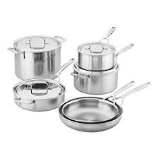 Demeyere 5 Plus Stainless Steel 10 Piece Cookware Set Review Cookware Set Stainless Steel Cookware Set Stainless Steel Cookware