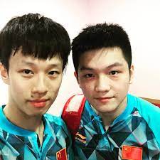 Fan zhendong is using the infinity vps v(racket) hurricaneⅲ national rubber blue sponge(rubber front) tenergy 05(rubber back). Fan Zhendong And Lin Gaoyuan Class Apart Win Men S Doubles Title International Table Tennis Federation