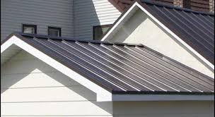 Trying To Pick A Sherwin Williams Paint That Goes Well With A Bronze Metal Roof Any Ideas Metal Roof Paint Roof Paint Metal Roof Leaks