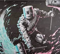 Easy Art Marshmello Drawn By Zhc Zhcomicart Zhc Marshmello Drawings Artwork Art Artist Drawing Amazingartwork Amazingar Cool Artwork Art Simple Art