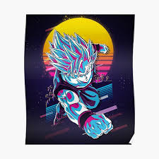 Bardock first appears in a tv special called, dragon ball z: Dragon Ball Goku 80s Retro Poster By Myretroart Redbubble
