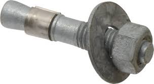 Red industrial wedge & sleeve anchors. 5 8 Inch Wedge Anchor Mscdirect Com