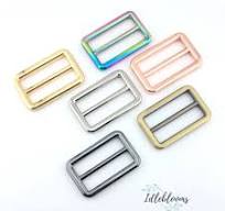Tri Glide solid adjuster slider buckles (2 pack) in various ...