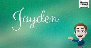 What Does The Name Jayden Mean Character Design Names With Meaning Names