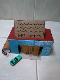 Tissue Box Craft Making A Carwash Gas Station Young Catholic Mums Tissue Box Crafts Kleenex Box Crafts Tissue Roll Crafts