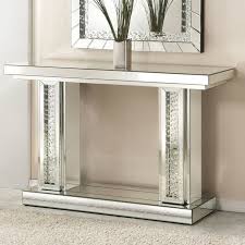 Longo Rectangle Mirrored Console Table Mirrored Console Table Mirrored Sofa Table Mirror Console