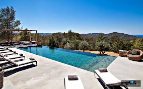 Villa Zia Ibiza Spain Infinity Pool Views Of The Mediterranean And Rolling Countryside Luxury Retreats Pool Old Farm Houses