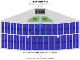 Accurate Iowa State Grandstand Seating Chart Porter County