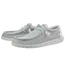 Hey Dude Shoes Men S Wally Sox Shoes In Stone White 110350703 Glik S