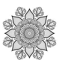 Check spelling or type a new query. Free Flower Mandala Adult Coloring Page