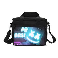 For other uses, see marshmallow (disambiguation). Marshmello Lunch Bag Outdoor Picnic Bag Baganime