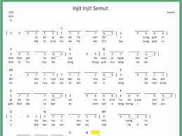 The mercy's merilis lagu 'injit injit semut' pada tahun 1987 lalu. Not Angka Injit Injit Semut Seputar Musik