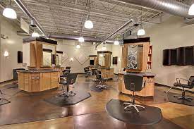 The salon was built with the idea that the haircut experience at audrey's hair den was more than just a service. Grandville Hair Salon Salon Spa Design 1