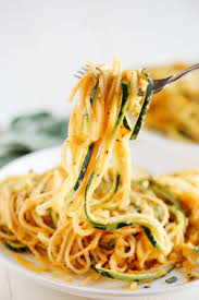 sage spaghetti with zucchini noodles