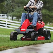 A mower with uneven weight. R110 30 In 10 5 Hp Gear Drive Mini Riding Mower With Mulching Kit Cmxgram1130035 Craftsman