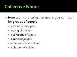 Family (for many collective nouns are common nouns, but they can also be proper nouns when they are the name of a company or other organisation with more. Collective Nouns