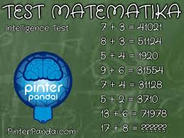 Matematika Deret Angka Jika 7 3 41021 8 3 51124 Jadi 17 8 Matematika Belajar