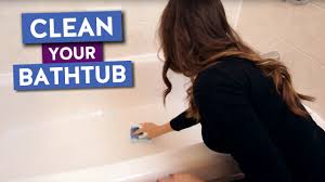 how to clean a bathtub! clean my space