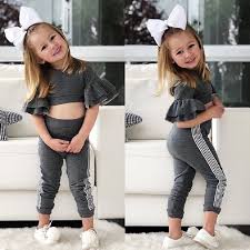 Cute Birthday Clothes For Girls Toddler Kids Baby Girls Slim Fit Tops Pants Leggings Autumn Outfits Set Clothes Kids Outfits Kids Fashion Girl Long Pants Outfit