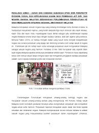 Keratan akhbar peristiwa 13 mei 1969. Penulisan Docx