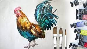 Maybe you would like to learn more about one of these? How To Draw Rooster For Kids Rooster Drawing Color Youtube