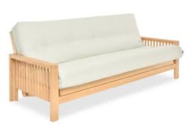 Futon sofa bed pu leather couch convertible guest sleeper cup holders loveseat. Rondo Three Seater Birch Sofa Bed Futon Company Sofa Bed Frame Futon Sofa Bed