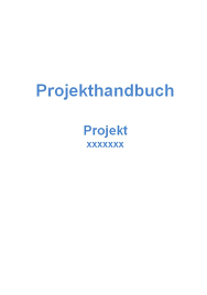 Mit dieser vorlage erstellen sie eine urkunde im handumdrehen. Projekthandbuch Vorlage Word Format Kostenlos Downloaden