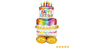 Heat the oil to 350°f (175°c) or until a cube of bread will fry to golden brown within 10 seconds. Amazon Com Amscan 53 Anagram Birthday Cake Airloonz Foil Balloon Multicolor Kitchen Dining