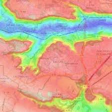 Region in france where the capital paris is located. Ile De France Topographic Map Elevation Relief