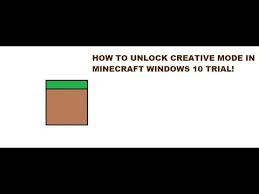 Sep 02, 2019 · how to unlock creative mode the easy way. Minecraft Free Trial Creative Mode 11 2021