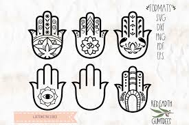 Download Hamsa Bundle Om Mandala In Svg Eps Pdf Dxf Png Formats 132053 Illustrations Design Bundles