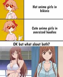 We have put together all the cute anime girls in one place for your entertainment. Hot Anime Girls In Bikinis Cute Anime Girls In Oversized Hoodies