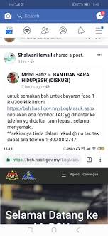 Pemohon bsh 2020 dan bpn 2.0 yang lulus, tidak perlu mengemas kini permohonan bpr sekiranya tiada sebarang perubahan atau penambahan permohonan baharu bpr boleh dilakukan oleh pemohon yang tidak menerima bsh 2020 /bpn 2.0 serta pendapatan isi rumah rm5,000 dan ke. Cara Nak Semak Status Bsh Peringkat 1 28 1 2019 Rm300 Zikri Husaini
