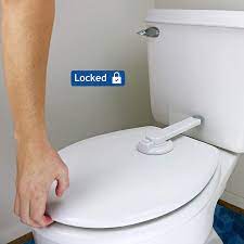 Do not remove the hinge caps! Buy Baby Toilet Lock 2 Pack Ideal Baby Proof Toilet Lid Lock With Arm No Tools Needed Easy Installation With 3m Adhesive Top Safety Toilet Seat Lock Fits Most