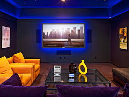 Use string lights to put the spotlight on your best wall art. 20 Must See Media Room Designs Hgtv