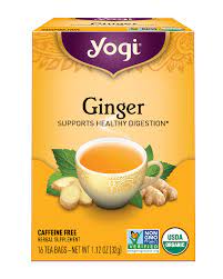 Drinking ginger tea may have positive effects for a person's health. Ginger Tea Yogi Tea