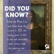 Art Trivia About The Mona Lisa Craftamo Painting Monalisa Artfacts Fun Fact Friday Eco Friendly Art Art