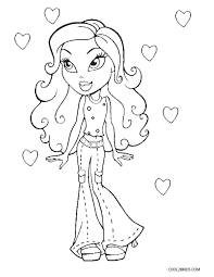 Bratz free online coloring pages are a fun way for kids of all ages to develop creativity, focus, motor skills and color recognition. Free Printable Bratz Coloring Pages For Kids