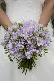 Beautiful Lilac Freesia Hand Tied Bouquet By Bows Blooms Flower Bouquet Wedding Purple Wedding Bouquets Lilac Wedding Bouquet
