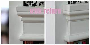 Once you have cut one corner end of the rail, cut the corner as well. How To Create A Chair Rail Return Shine Your Light