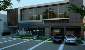Yang pertama yaitu biaya persewaan gedung maupun pembangunan gedung yang besar bernilai sangat tinggi. Desain Perkantoran Minimalis 2 Lantai Arsitektur Modern