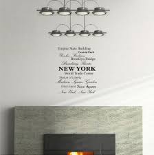 Empire State Building Central Park Broadway Theater New York Wandkunst Inspirational Zitate Wandaufkleber Kuche Wohnkultur Decal Quotes For Walls Decaldecal Ceramic Aliexpress
