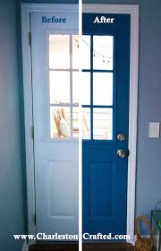 I went to my basement and found a gallon of flat latex paint in a soft brown shade. How To Paint An Exterior Door With A Paint Sprayer