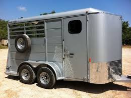 7ft Tall 2 Horse Trailer Stock Combo Horse For Sale In Grapevine Horse Trailers For Sale Bull Trailer Horse Trailers
