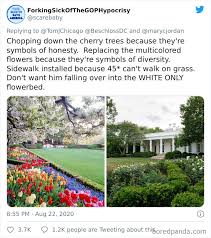 Maybe you would like to learn more about one of these? People Are Ridiculing Melania Trump S White House Rose Garden Renovation With Savage Tweets Bored Panda